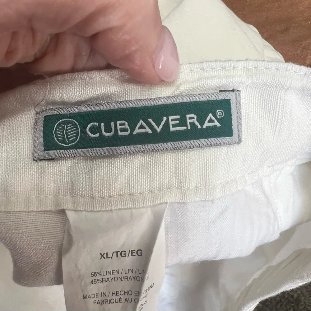 Cubavera Linen Drawstring Pants - Picture 3 of 4